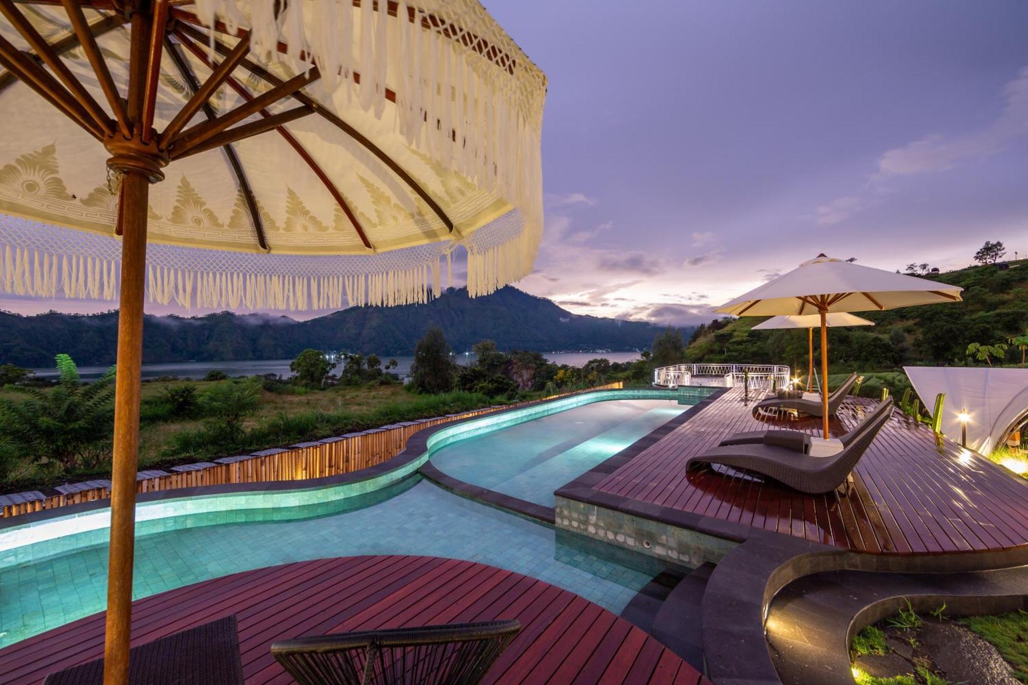 The Dewi Kintamani Luxury Glamping And Natural Hotspring Екстериор снимка