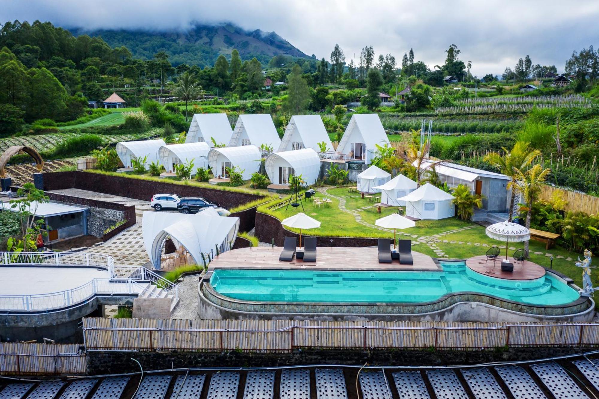 The Dewi Kintamani Luxury Glamping And Natural Hotspring Екстериор снимка